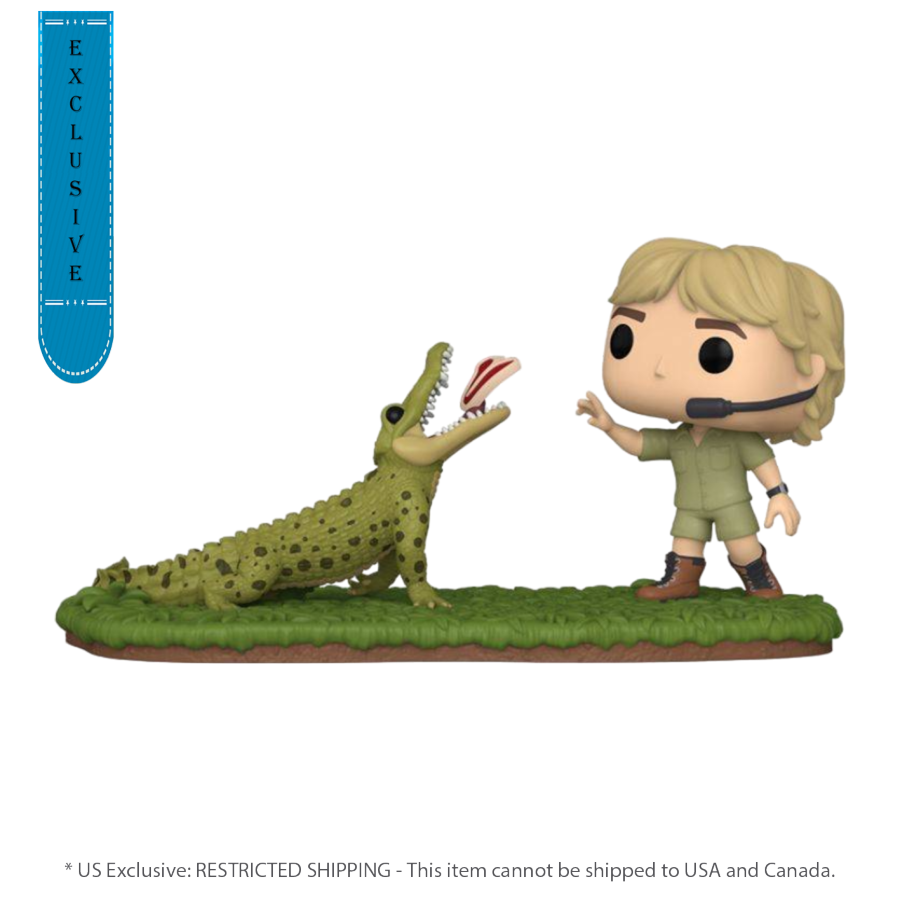 The Crocodile Hunter - Steve Irwin with Agro Pop! Moment