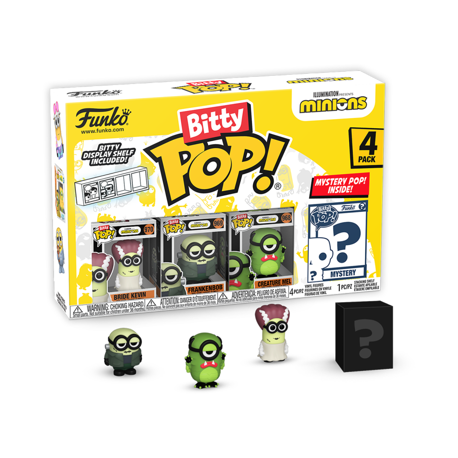 Minions - Frankenbob Bitty Pop! 4-Pack