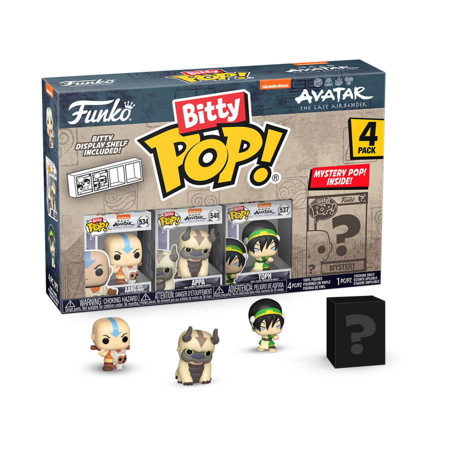 Avatar: the Last Airbender - Aang Bitty Pop! 4-Pack