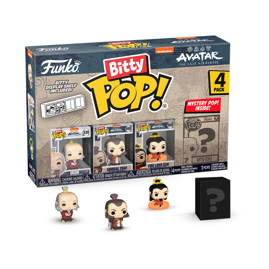 Avatar: the Last Airbender - Iroh Bitty Pop! 4-Pack