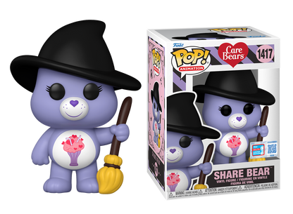 Care Bears - Share Bear Witch NYCC 2024 Fall Convention Shared Exclusive Pop! Vinyl