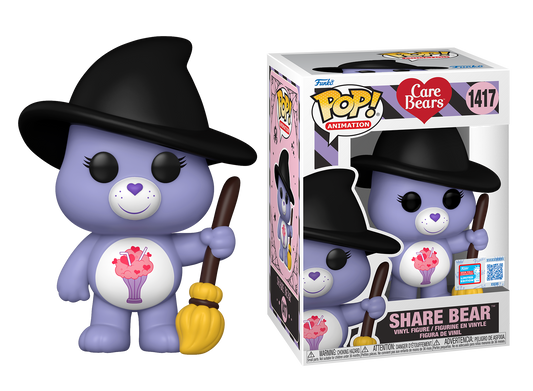 Care Bears - Share Bear Witch NYCC 2024 Fall Convention Shared Exclusive Pop! Vinyl