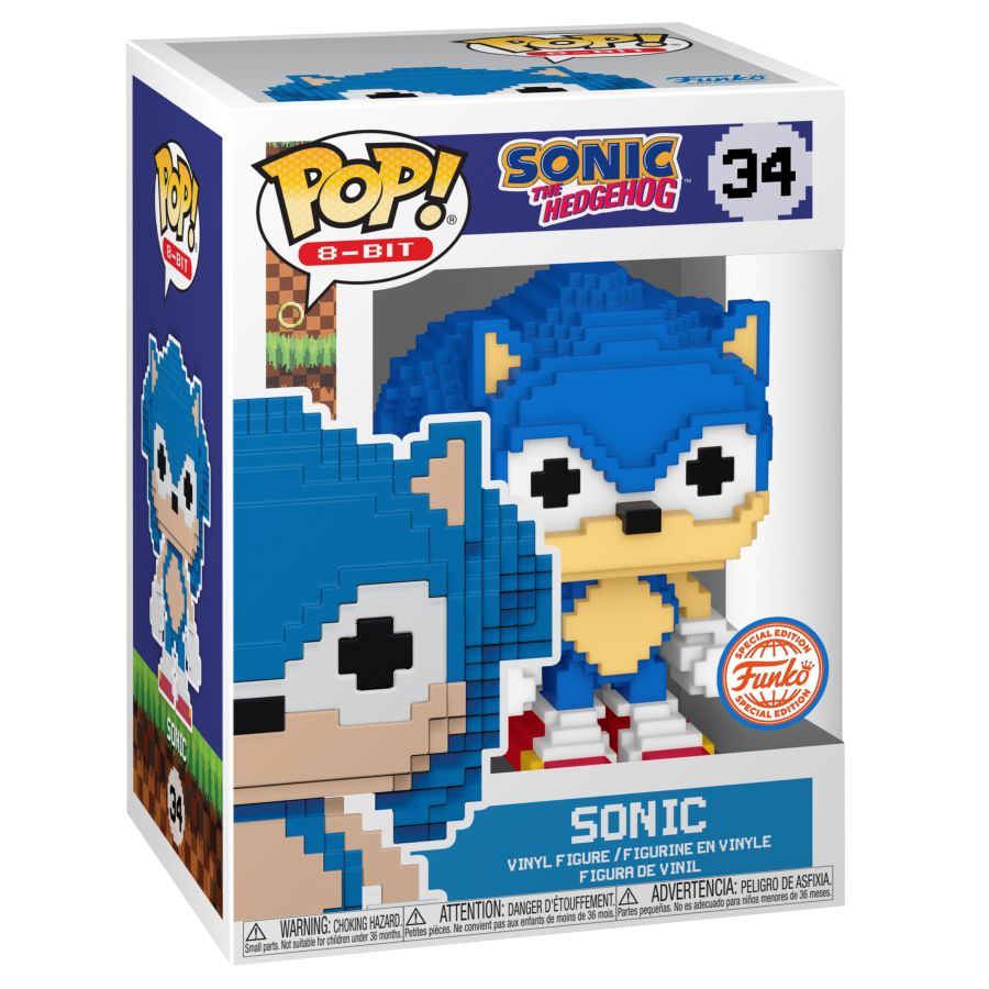 Sonic the Hedgehog - Sonic 8-Bit US Exclusive Pop! Vinyl