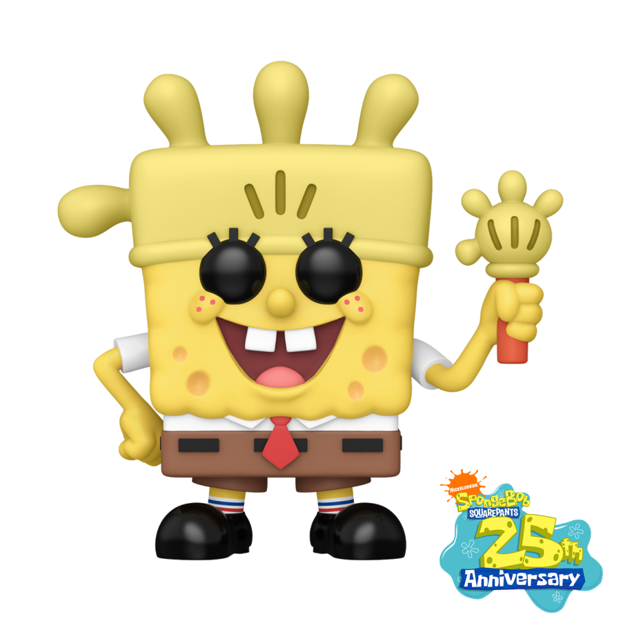 Spongebob: 25th Anniversary - Glove World Spongebob Pop! Vinyl