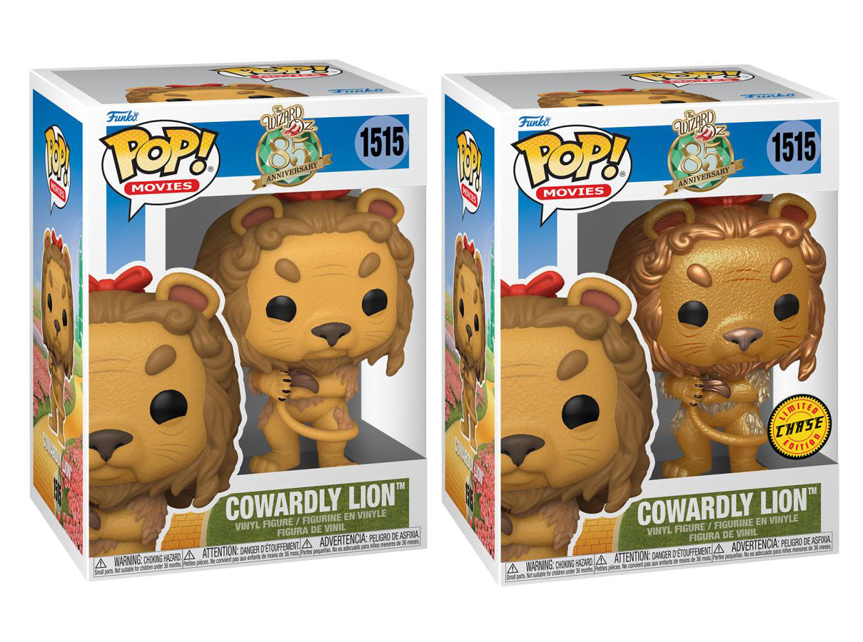 Wizard of Oz - Cowardly Lion Pop! Vinyl Chase Bundle