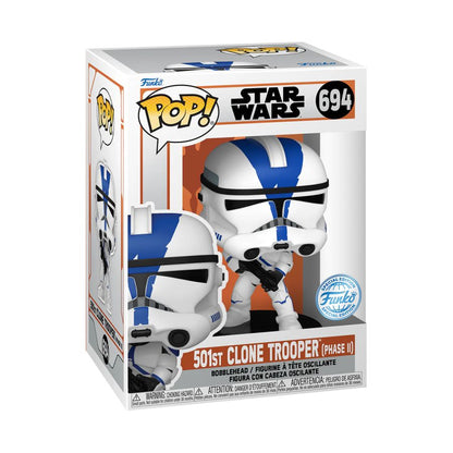 Star Wars: The Mandalorian - 501st Clone Trooper (Phase II) US Exclusive Pop! Vinyl