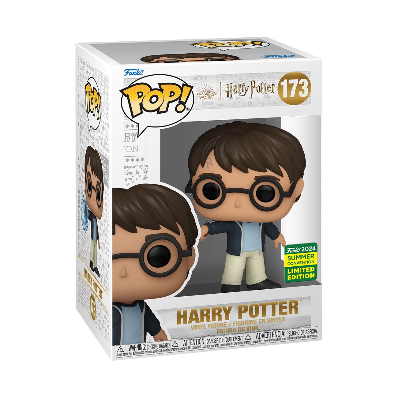 Harry Potter - Harry Potter (Expecto Patronum) SDCC 2024 Summer Convention Shared Exclusive Pop! Vinyl