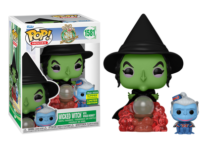 Wizard of Oz - Wicked Witch with Winged Monkey SDCC 2024 US Exclusive Pop! Vinyl