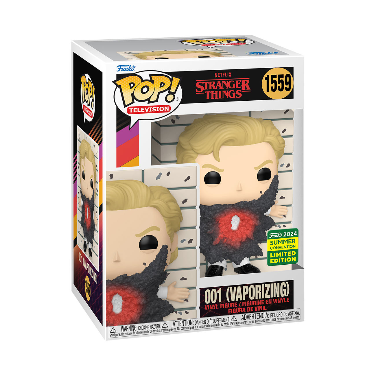 Stranger Things - 001 (Vaporizing) SDCC 2024 Summer Convention Shared Exclusive Pop! Vinyl