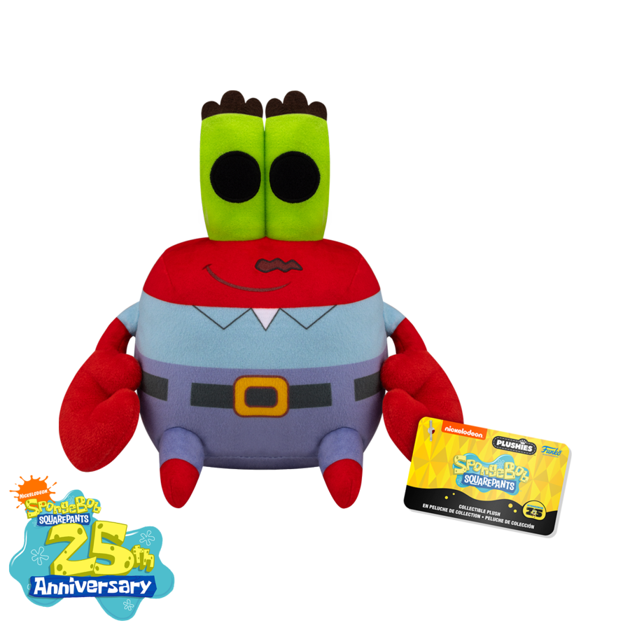 Spongebob: 25th Anniversary - Mr. Krabs 7" Pop! Plush