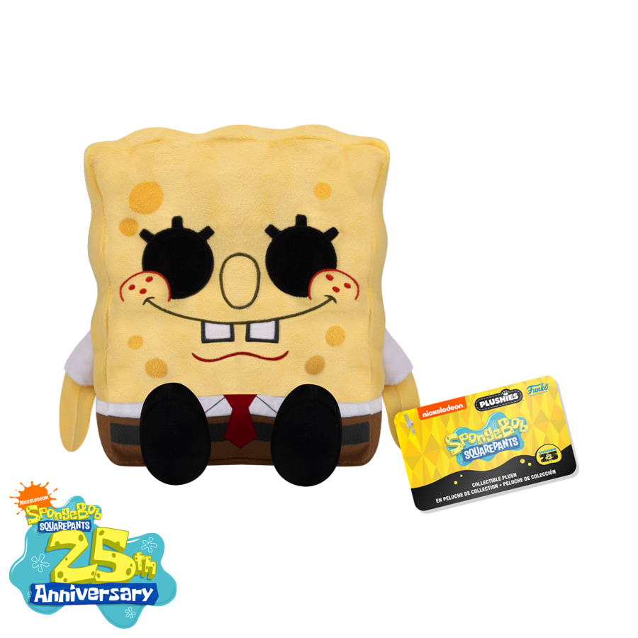 Spongebob: 25th Anniversary - Spongebob 7" Pop! Plush