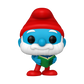 The Smurfs - Papa Smurf (with Book) SDCC 2024 Summer Convention Shared Exclusive Pop! Vinyl