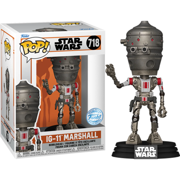 Star Wars: Mandalorian - IG-11 Marshall US Exclusive Pop! Vinyl