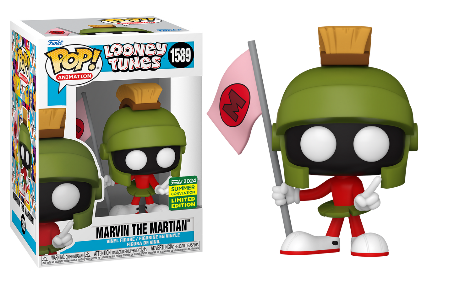 Looney Tunes - Marvin the Martian SDCC 2024 Summer Convention Shared Exclusive Pop! Vinyl