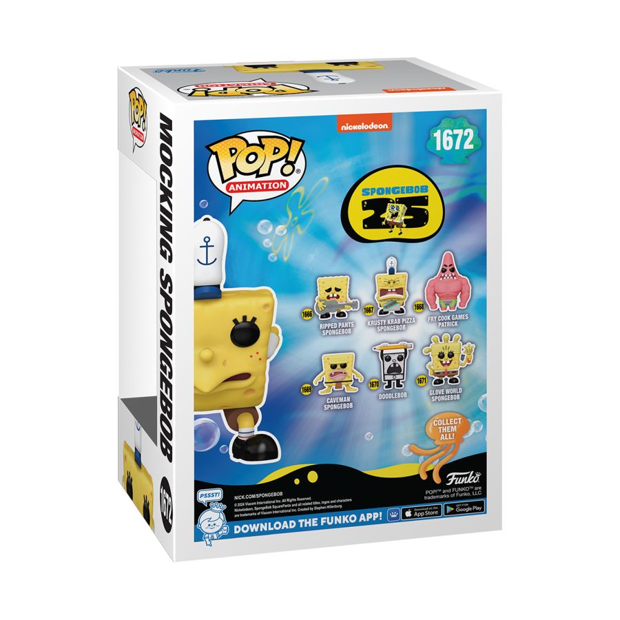 Spongebob: 25th Anniversary - Mocking Spongebob US Exclusive Pop! Vinyl