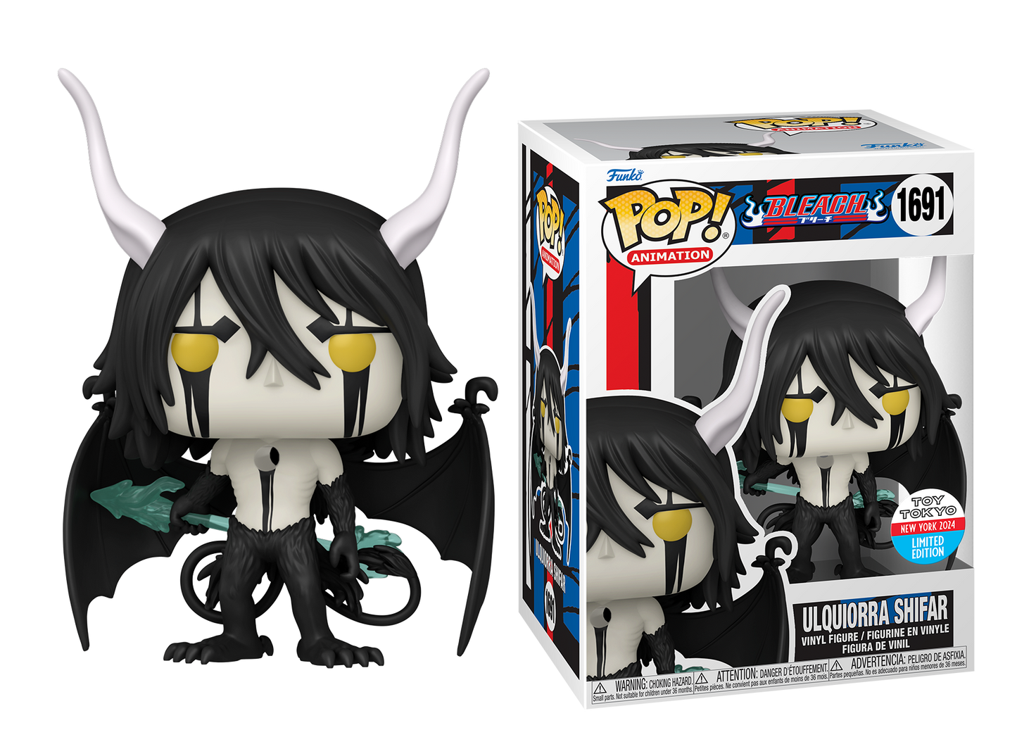 Bleach - Ulquiorra NYCC 2024 Fall Convention Shared Exclusive Pop! Vinyl