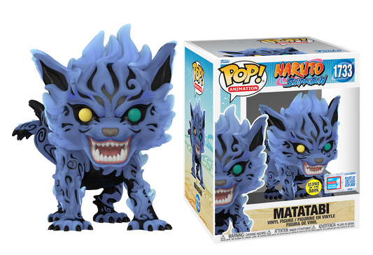 Naruto - Matatabi  NYCC 2024 Fall Convention Shared Exclusive 6” Glow in the Dark Pop! Vinyl