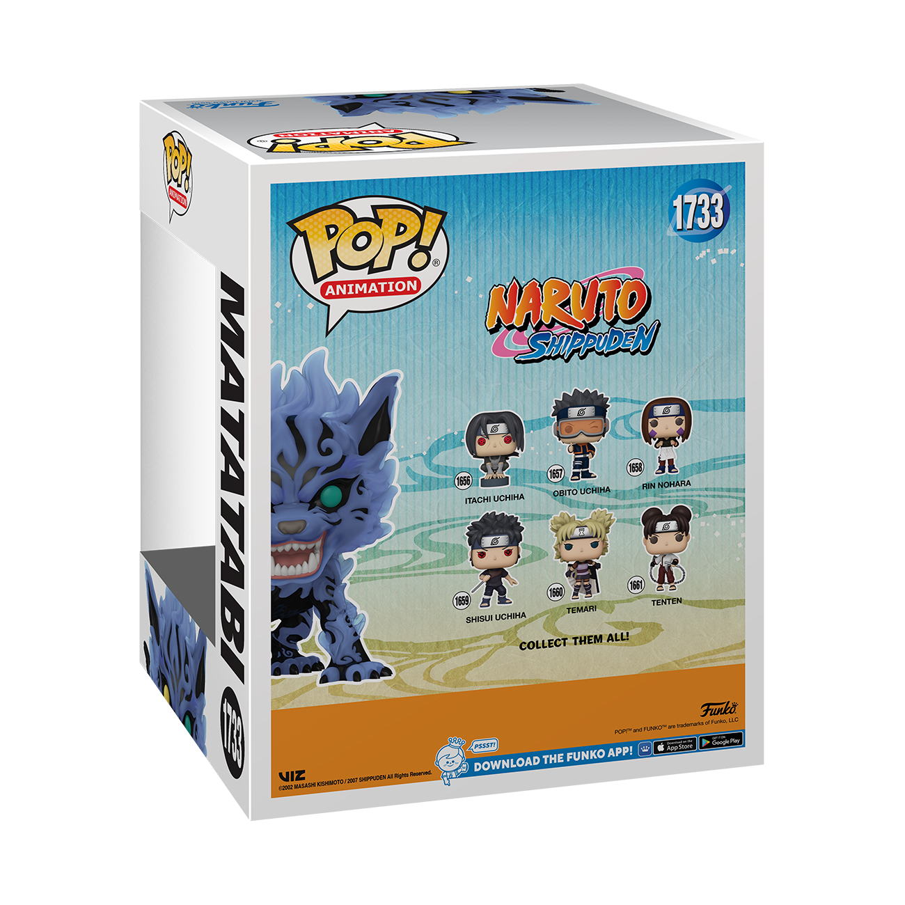 Naruto - Matatabi  NYCC 2024 Fall Convention Shared Exclusive 6” Glow in the Dark Pop! Vinyl