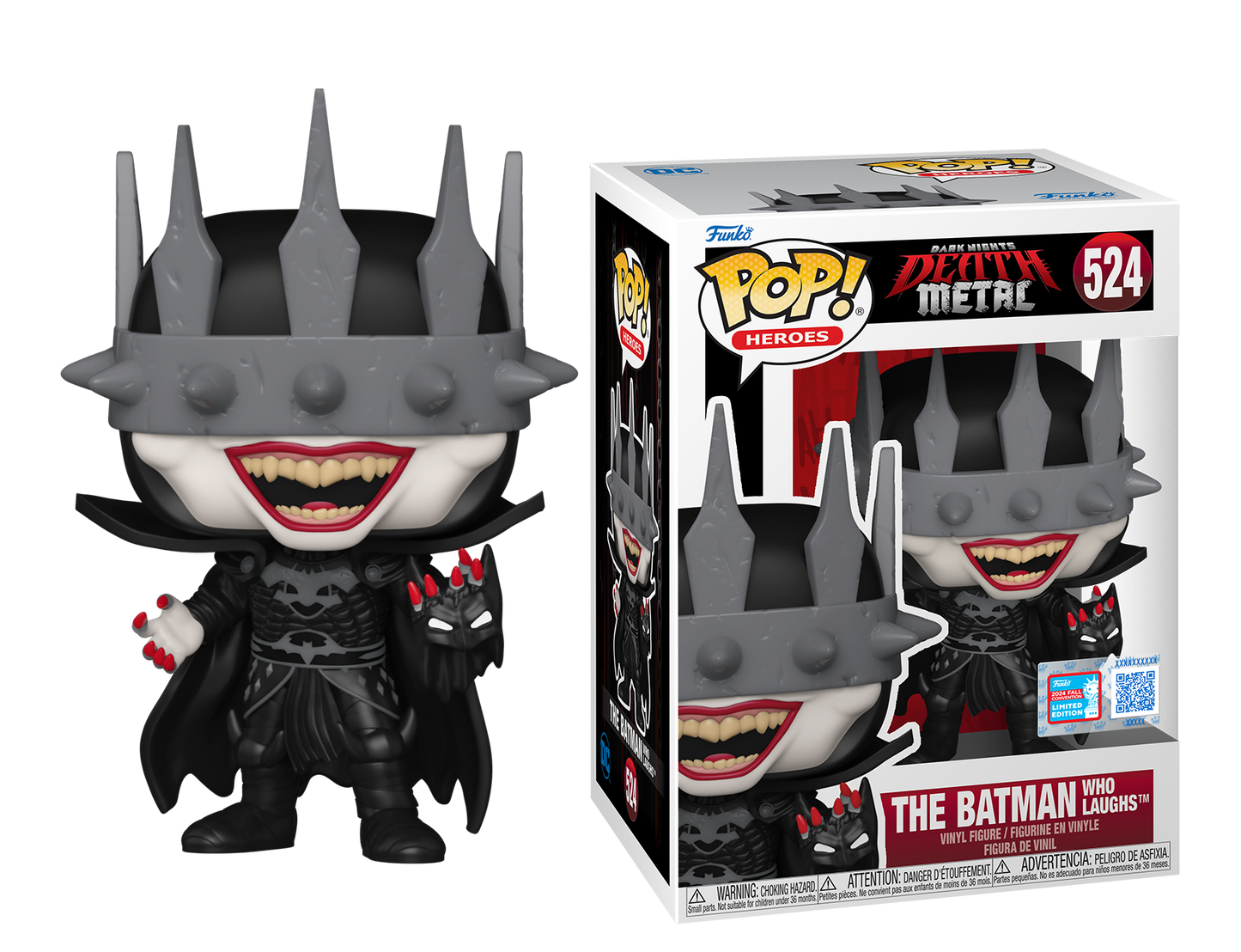 DC Comics - Death Metal Joker NYCC 2024 Fall Convention Shared Exclusive Pop! Vinyl