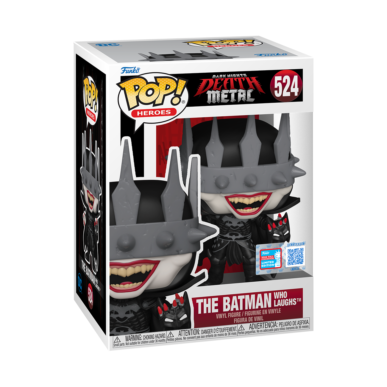 DC Comics - Death Metal Joker NYCC 2024 Fall Convention Shared Exclusive Pop! Vinyl