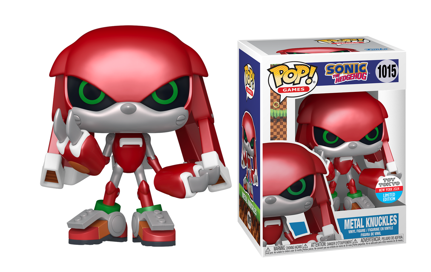 Sonic - Knuckles (Mech) NYCC 2024 Fall Convention Shared Exclusive Pop! Vinyl