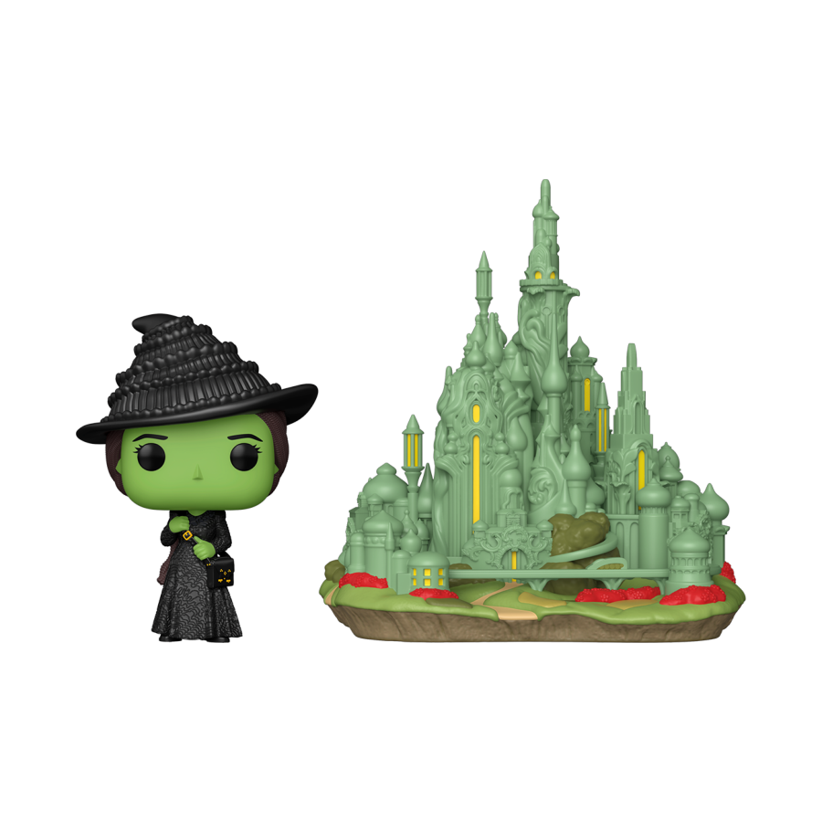 Wicked (2025) - Elphaba with Emerald City Pop! Town