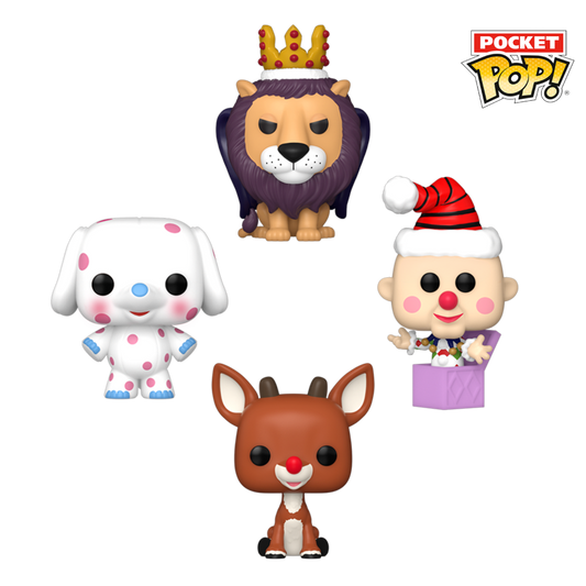 Rudolph - Holiday Tree Box Pocket Pop! 4-Pack