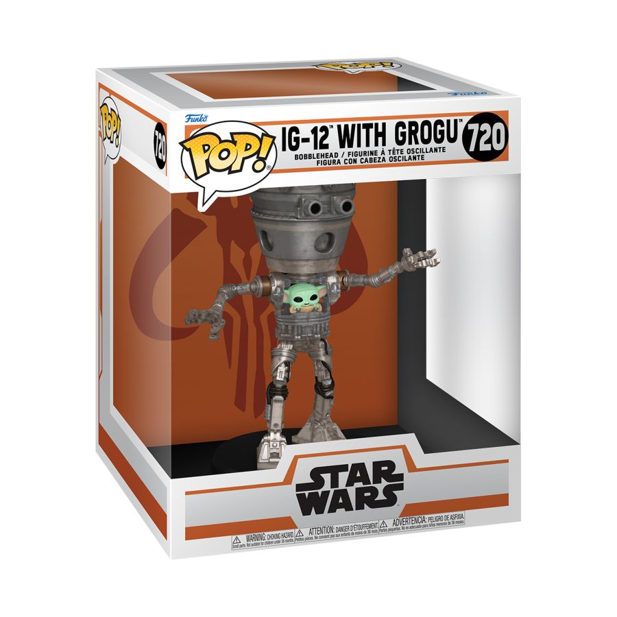 Star Wars - IG-12 with Grogu Pop! Deluxe