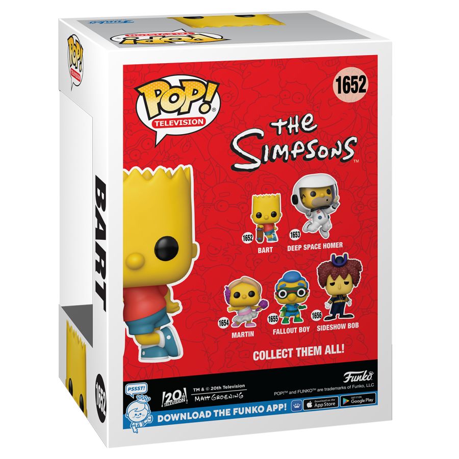 Simpsons - Bart (with Skateboard) Pop! Vinyl