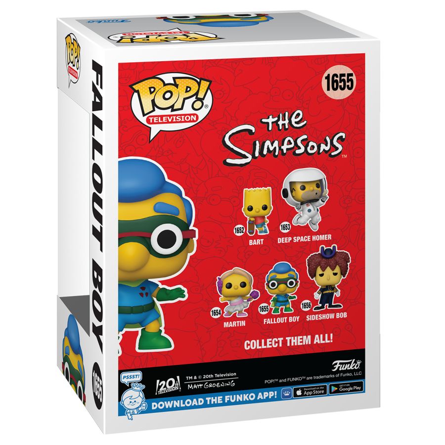 Simpsons - Fallout Boy (Millhouse) Pop! Vinyl