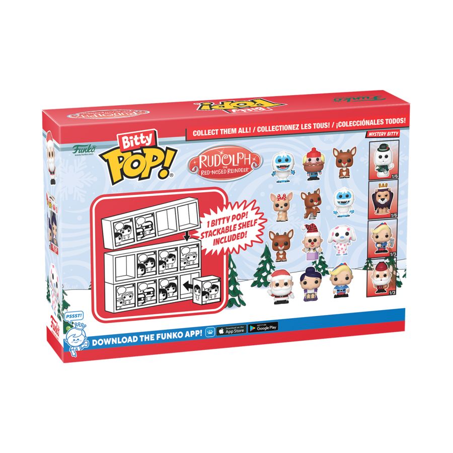 Rudolph - Bumble Bitty Pop! 4-Pack