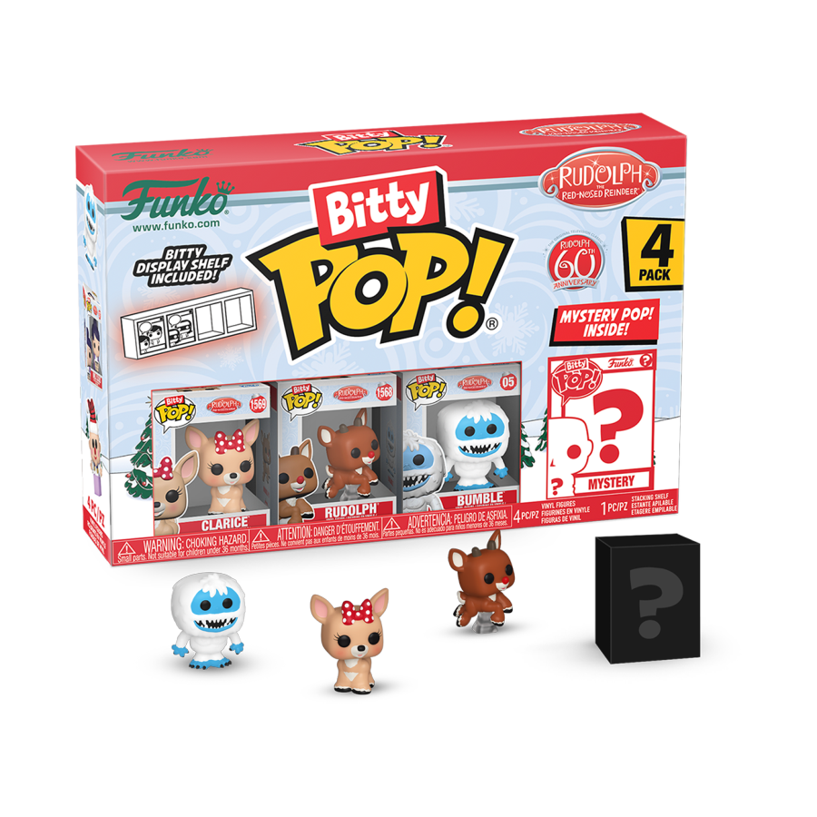 Rudolph- Clarice Bitty Pop! 4-Pack