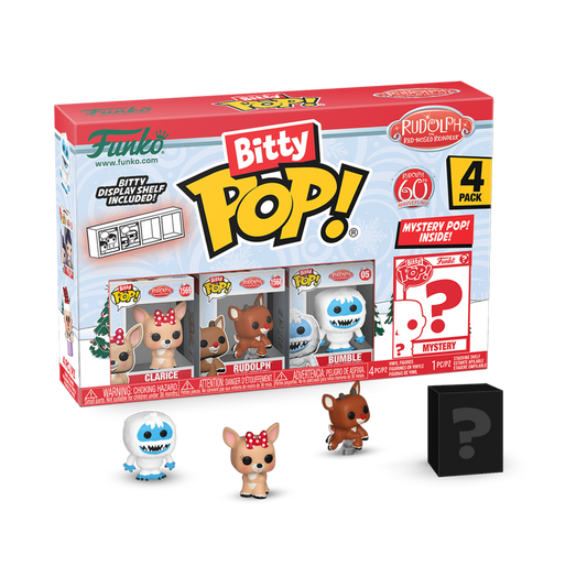 Rudolph- Clarice Bitty Pop! 4-Pack