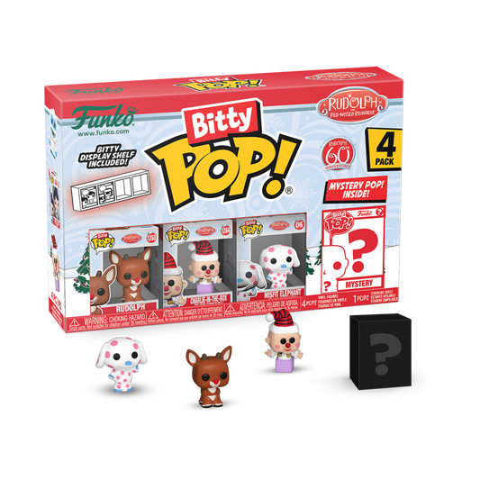 Rudolph- Rudolph Bitty Pop! 4-Pack