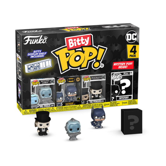 Batman: 85th Anniversary - Mr. Freeze Bitty Pop! 4-Pack