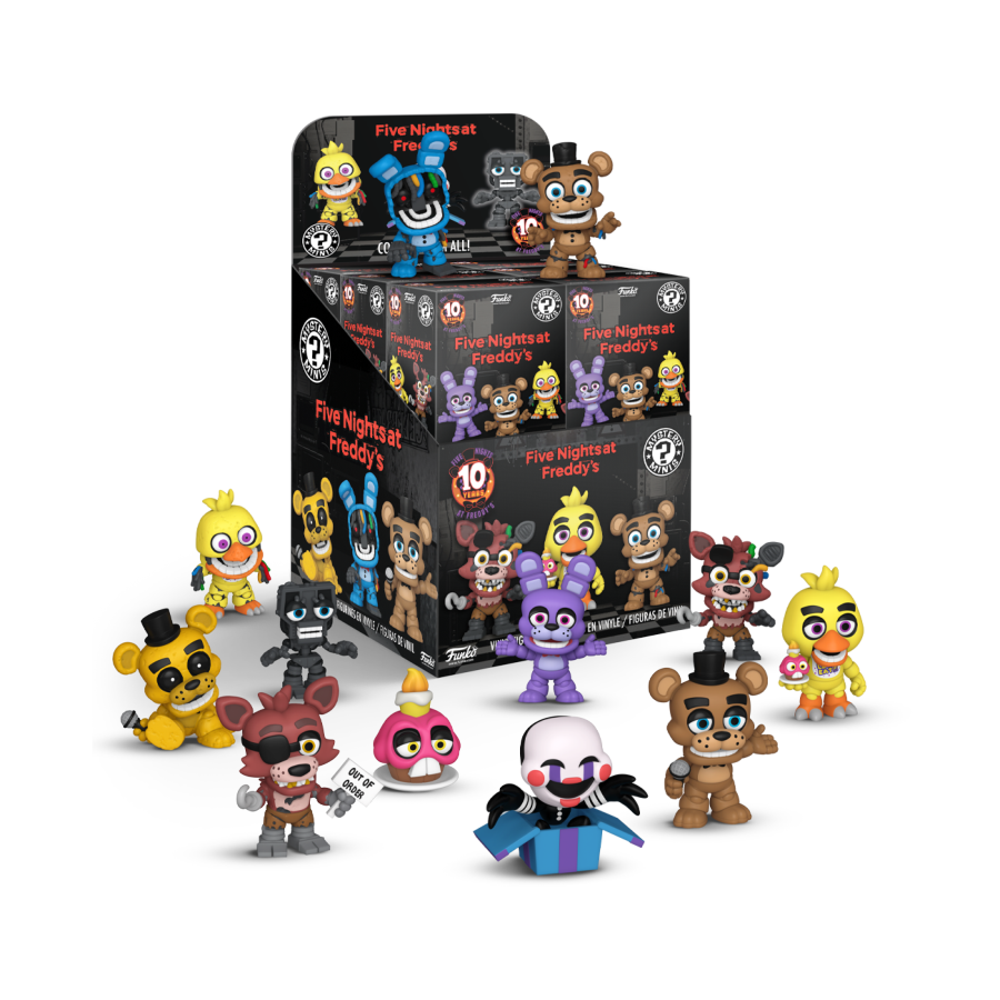 Five Nights at Freddy's - 10th Anniversary Mystery Minis (Display of 12)