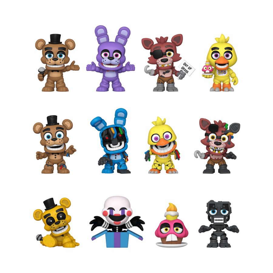 Five Nights at Freddy's - 10th Anniversary Mystery Minis (Display of 12)