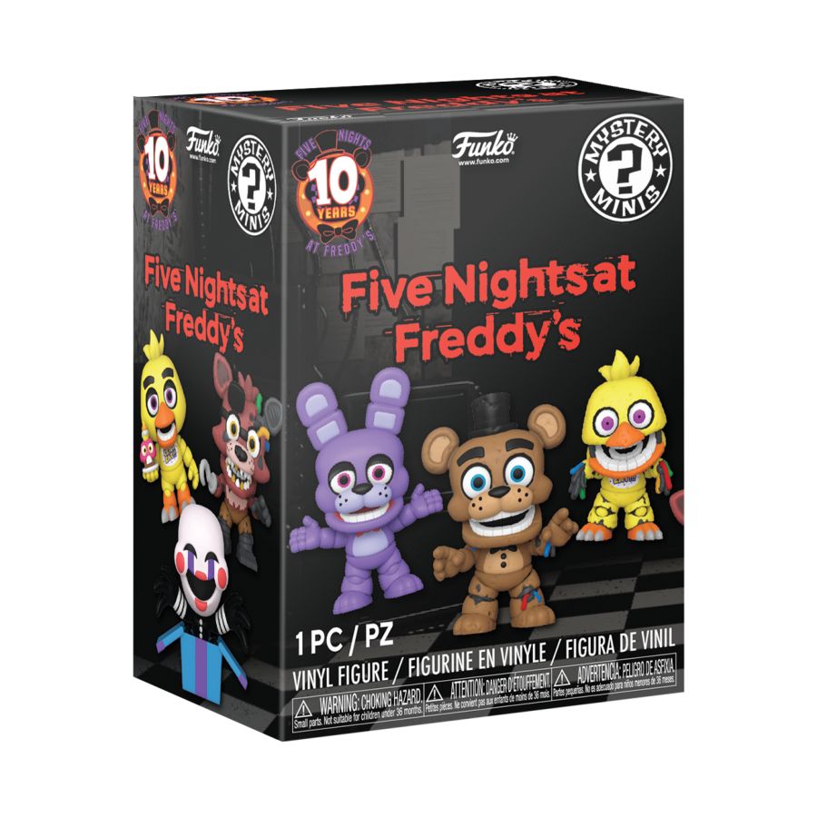 Five Nights at Freddy's - 10th Anniversary Mystery Minis (Display of 12)