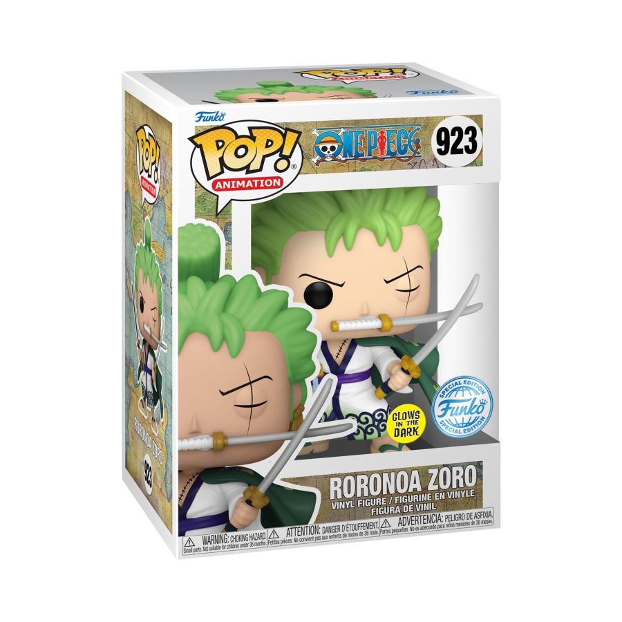 One Piece - Roronoa Zoro US Exclusive Glow Pop! Vinyl