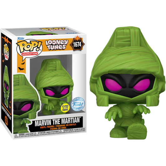 Looney Tunes: Halloween - Marvin Mummy US Exclusive Glow Pop! Vinyl