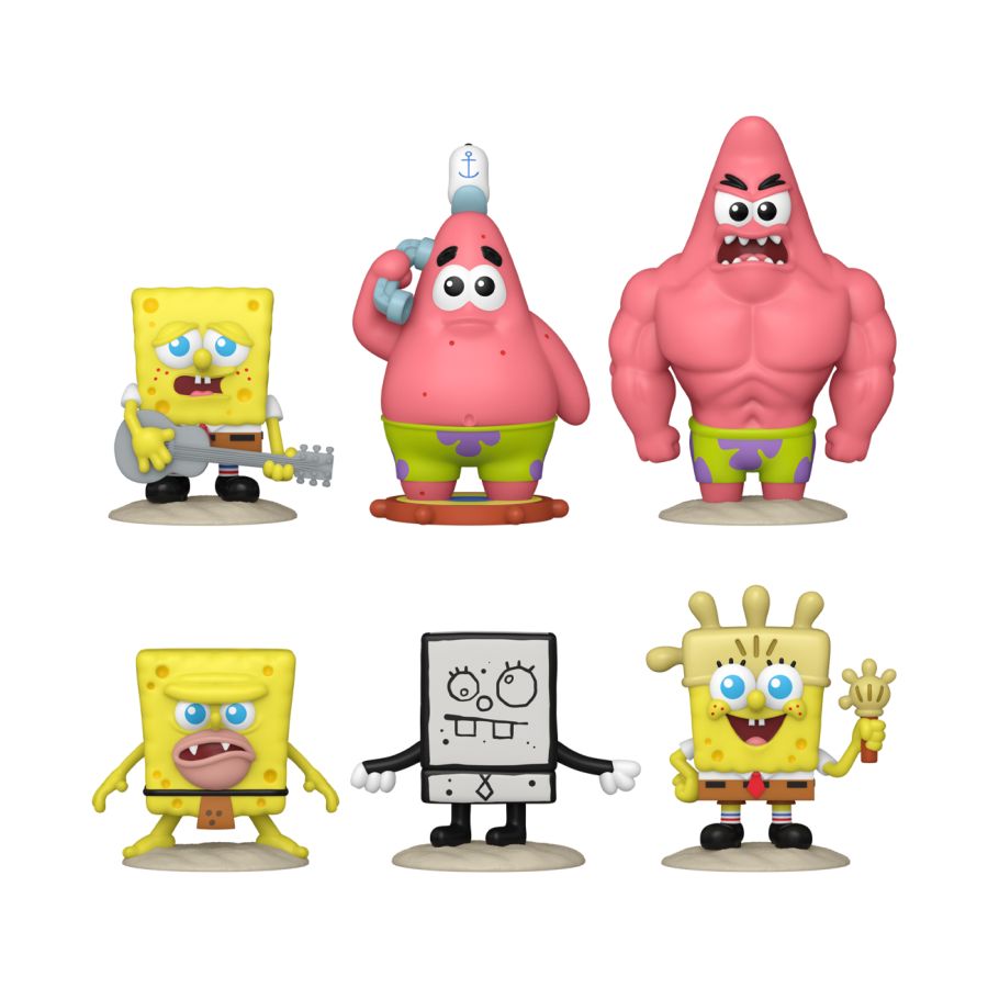 Spongebob: 25th Anniversary - Mini Vinyl Figures (Display of 12)