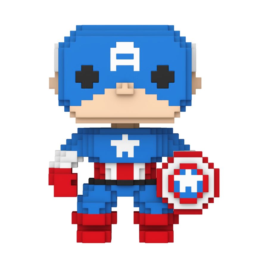 Marvel: 8-Bit - Captain America 8-Bit Pop!