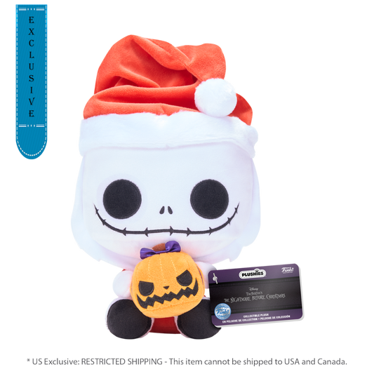 The Nightmare Before Christmas - Santa Jack (with Jack-o-lantern) US Exclusive 7" Pop! Plush [