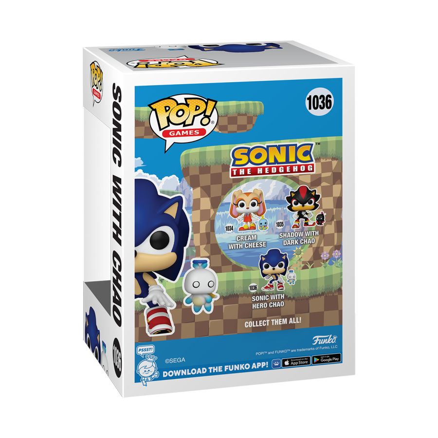 Sonic the Hedgehog - Sonic with Hero Chau FL US Exclusive Pop! Vinyl