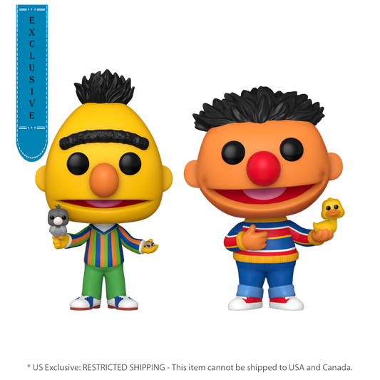 Sesame Street - Bert & Ernie US Exclusive Pop! Vinyl 2-Pack