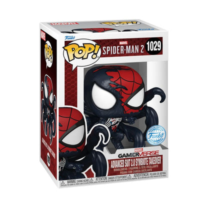 SpiderMan 2 (VG 2023) - Advanced Suit 2.0 (Symbiote Takeover) Exclusive Pop! Vinyl