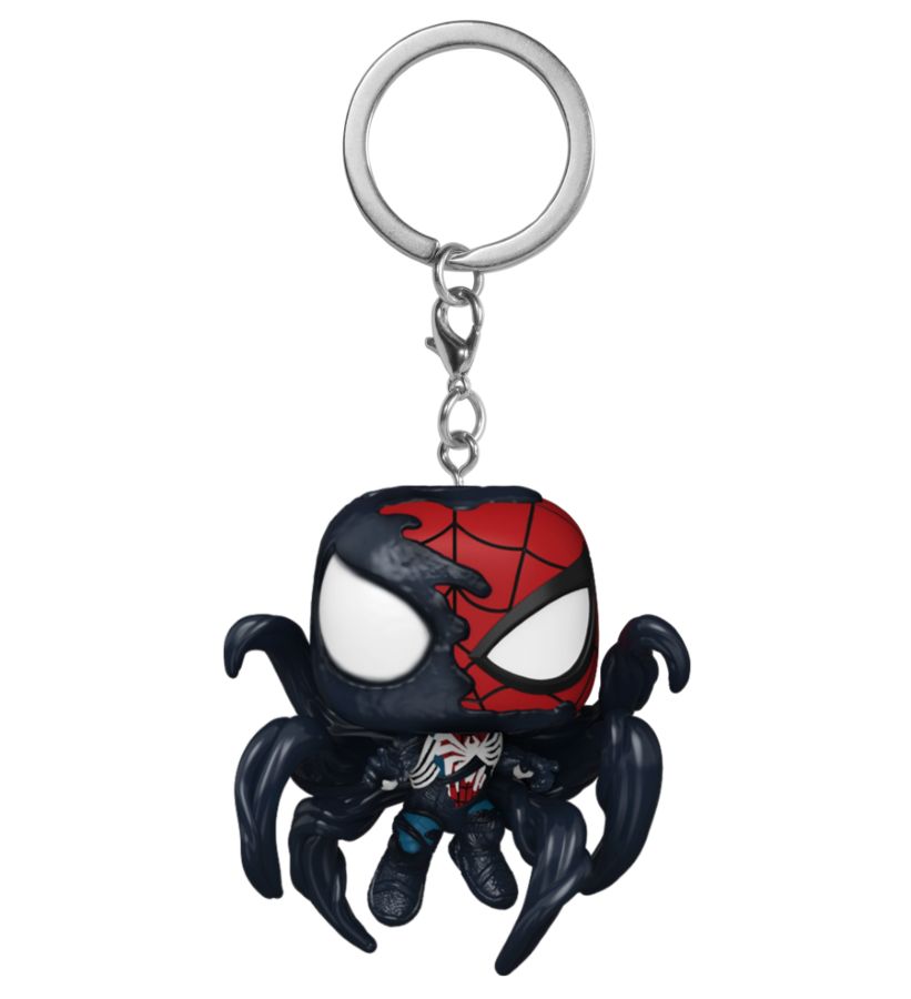 Spiderman 2 (VG 2023) - Advanced Suit 2.0 (Symbiote Takeover) Exclusive Pop! Keychain