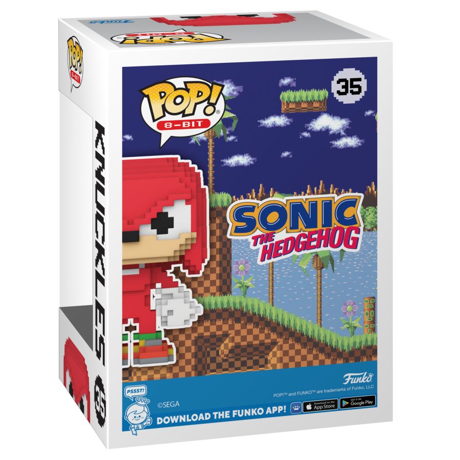 Sonic the Hedgehog - Knuckles 8-Bit US Exclusive Pop! Vinyl