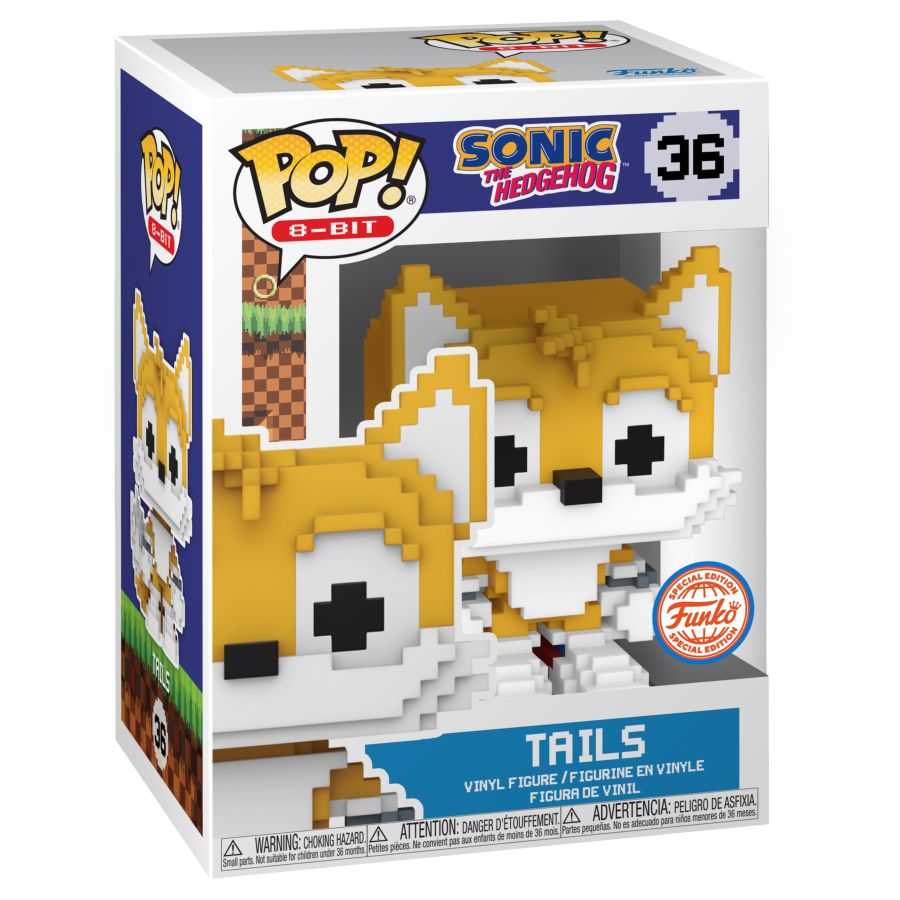 Sonic the Hedgehog - Tails 8-Bit US Exclusive Pop! Vinyl