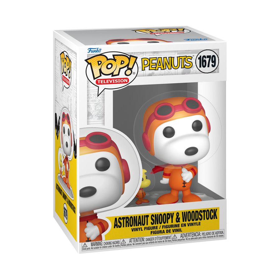 Peanuts - Astronaut Snoopy with Woodstock Pop! Vinyl